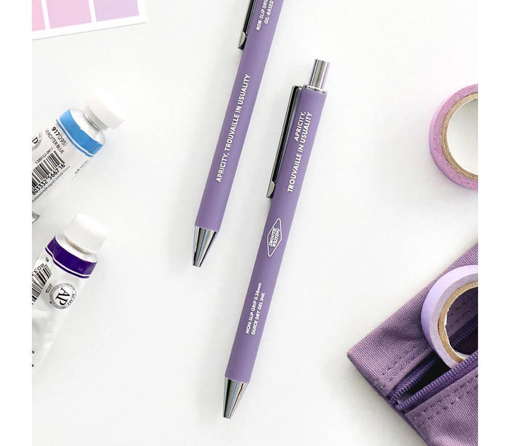 BOLÍGRAFO - Iconic, Non-Slip Smooth BALLPOINT Purple