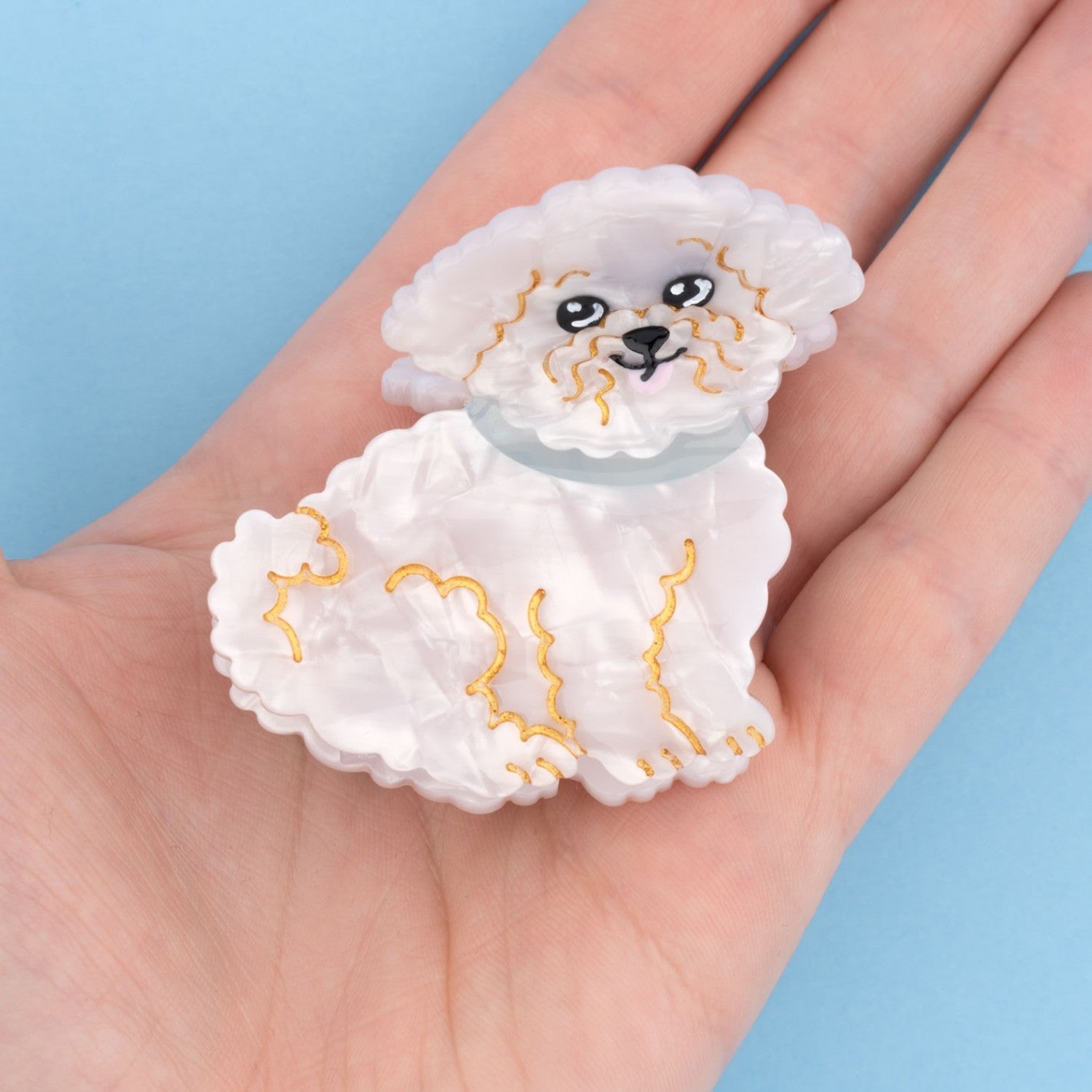 PINZA DE PELO - Coucou Suzette, Bichón