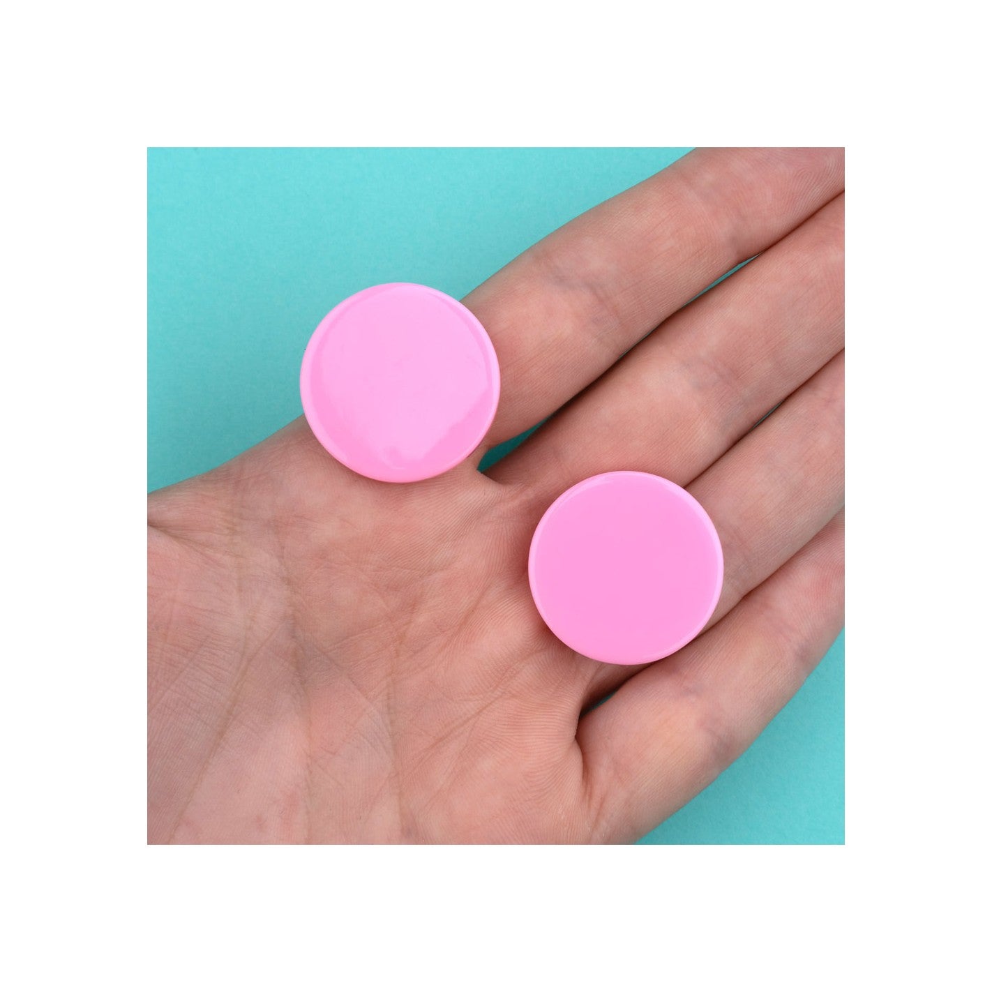 PENDIENTES - Coucou Suzette, Round rosa