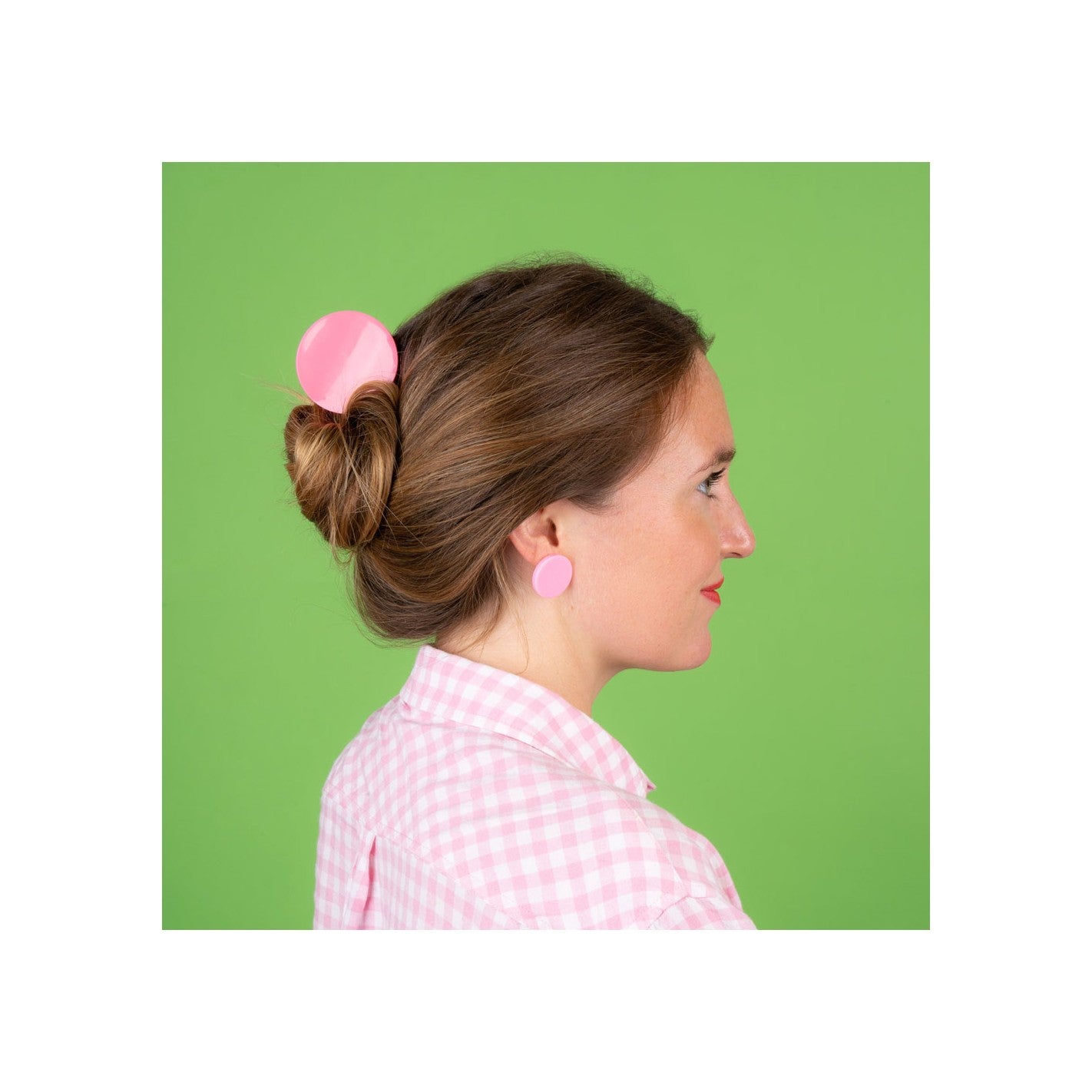 PENDIENTES - Coucou Suzette, Round rosa