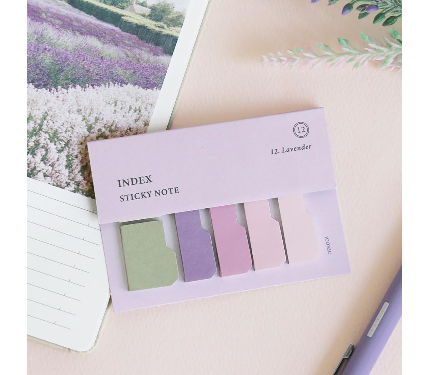 NOTAS ADHESIVAS - Iconic, Lavender circus