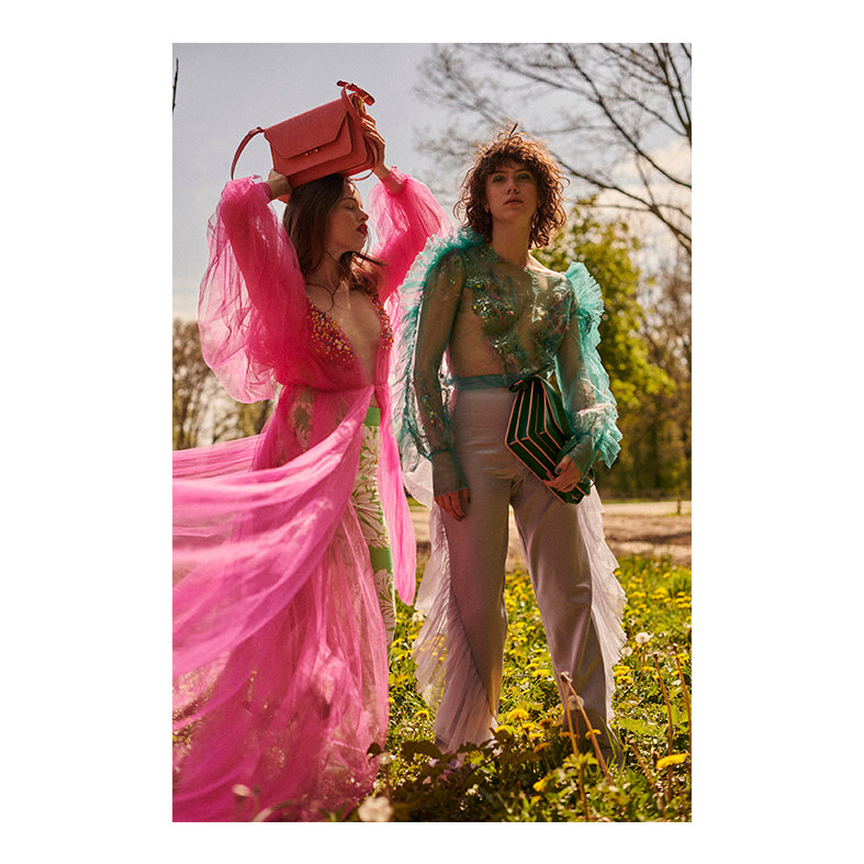 BOLSO SATCHEL - Sticky Sis Club, Ton sur ton rosa