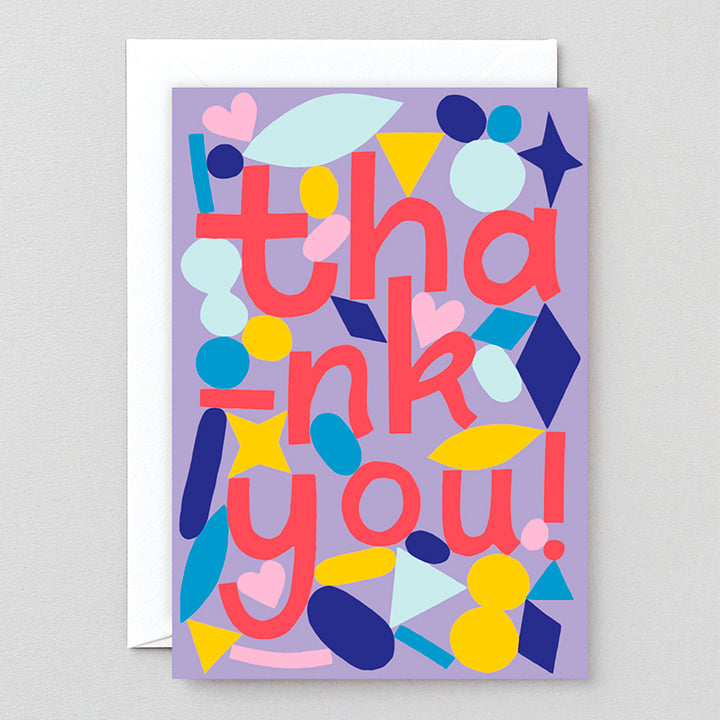 TARJETA FELICITACIÓN - Wrap Magazine, Thank You Embossed