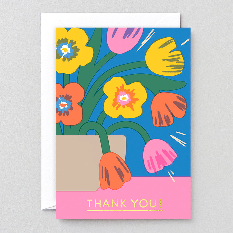 TARJETA FELICITACIÓN - Wrap Magazine, Thank You Tulips