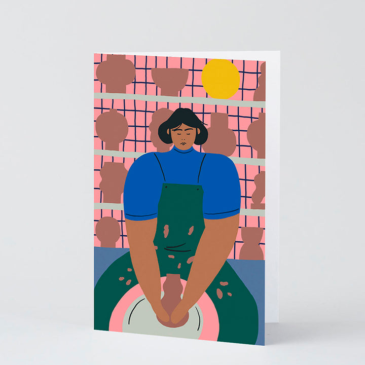 TARJETA FELICITACIÓN - Wrap Magazine, The Potter