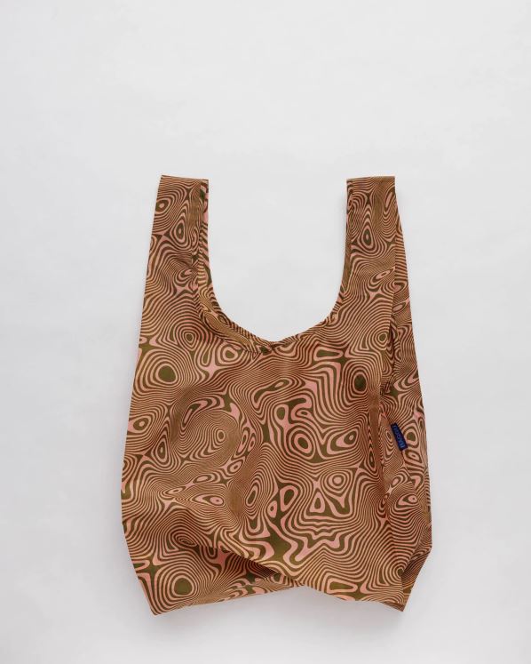 TOTE BAG - Baggu, Trippy Swirl Salmon
