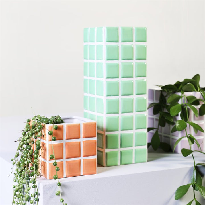 JARRÓN - & klevering, Tile Verde