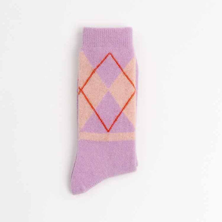 CALCETINES - Suite13Lab, Argyle Wool Lilac