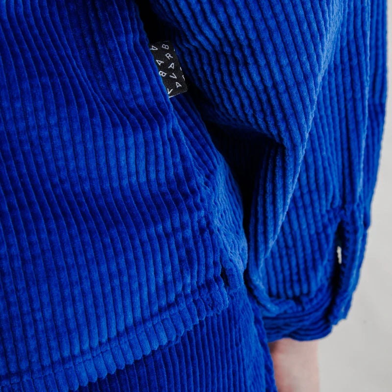 CAMISA - Brava Fabrics, Boxy de Pana Azul