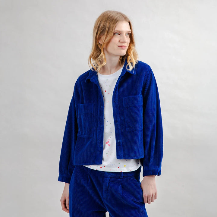 CAMISA - Brava Fabrics, Boxy de Pana Azul