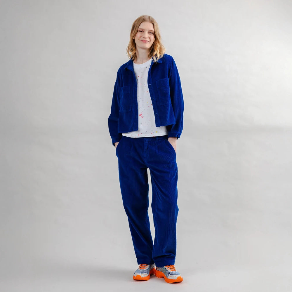 CAMISA - Brava Fabrics, Boxy de Pana Azul