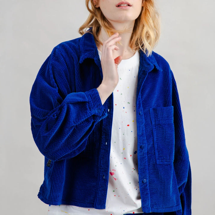 CAMISA - Brava Fabrics, Boxy de Pana Azul