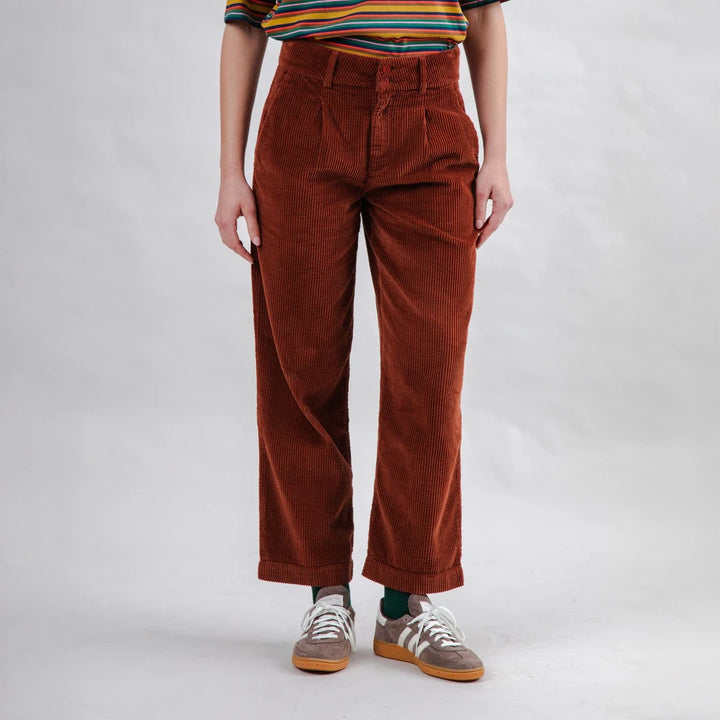 PANTALÓN - Brava Fabrics, Pana Plisados Cobre