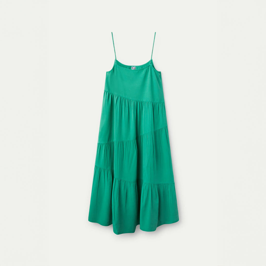 VESTIDO - Wild Pony, Largo Amplio Verde