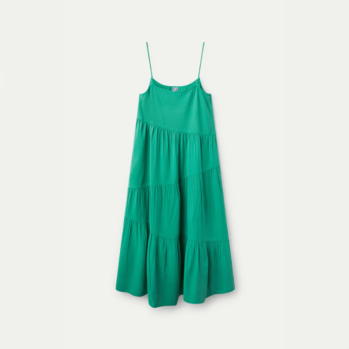 VESTIDO - Wild Pony, Largo Amplio Verde