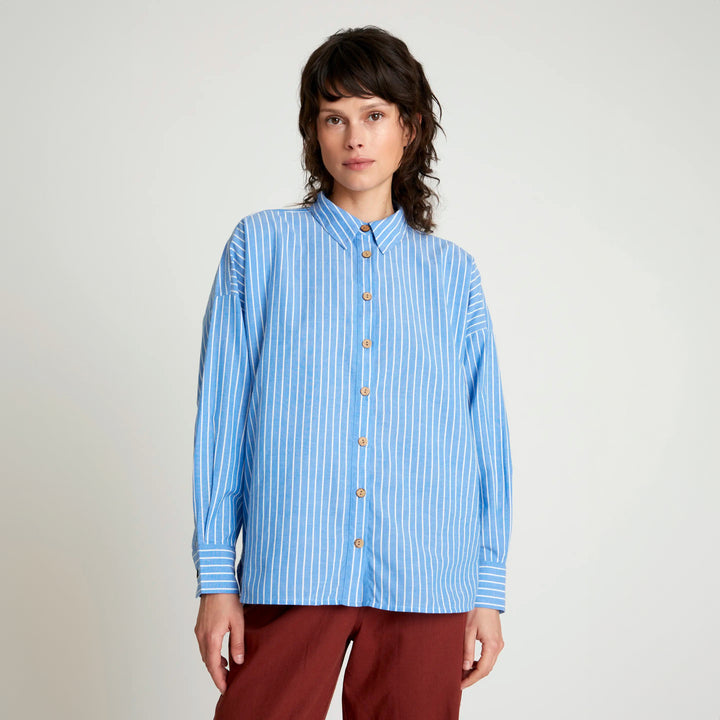 CAMISA - Wild Pony, Estampado de Rayas Azules