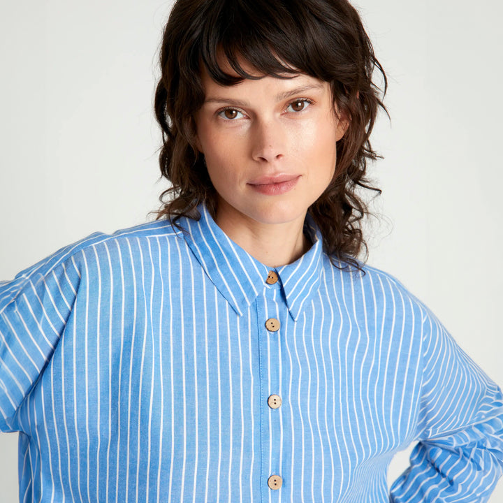 CAMISA - Wild Pony, Estampado de Rayas Azules