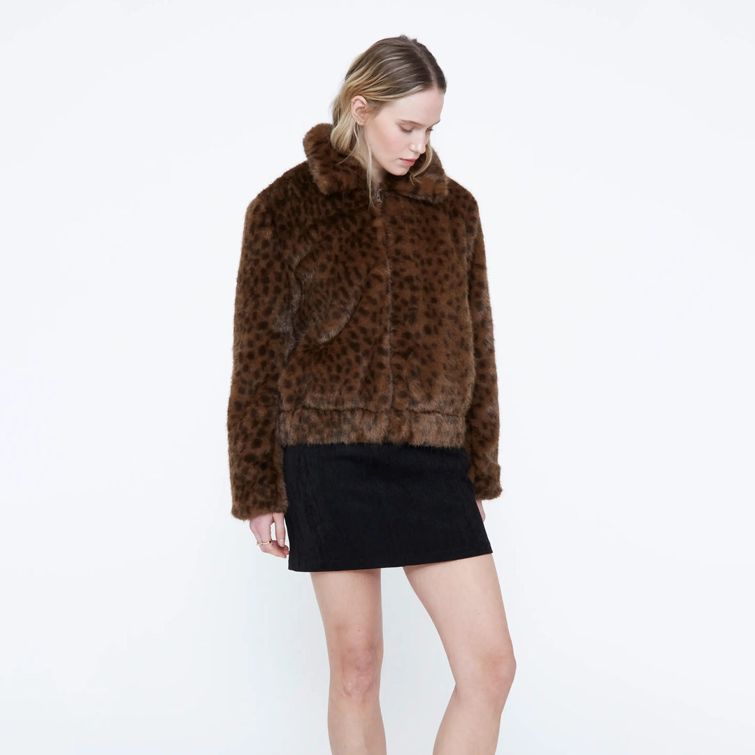 ABRIGO - Wild Pony, Corto efecto leopard