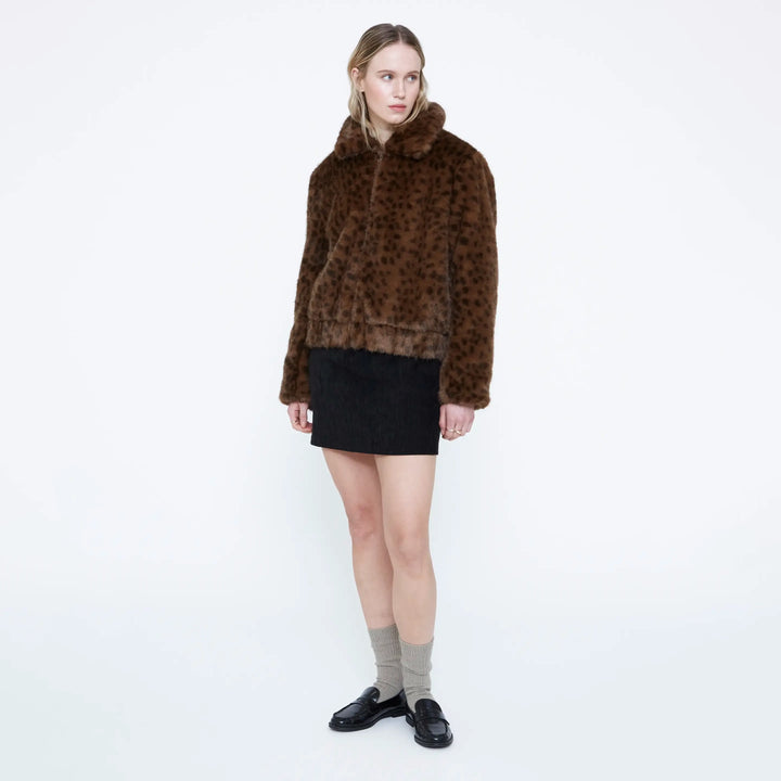 ABRIGO - Wild Pony, Corto efecto leopard