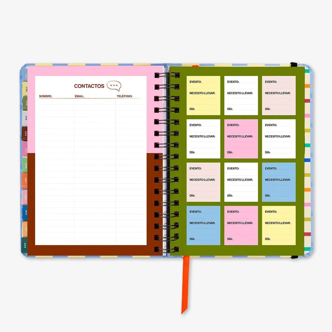 AGENDA ESCOLAR - UO, Opoagenda Semana Vista 2026-27