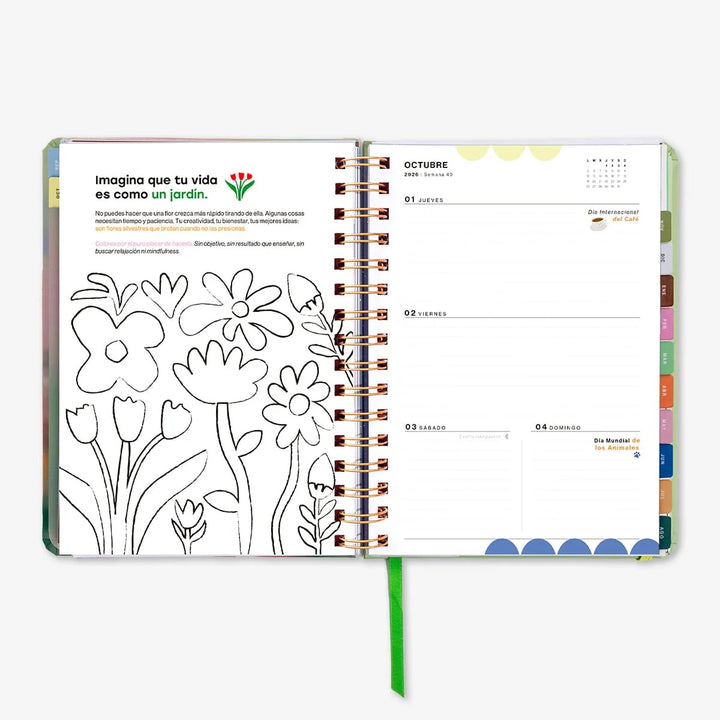 AGENDA ESCOLAR - UO, Bloom Semana Vista 2026-27