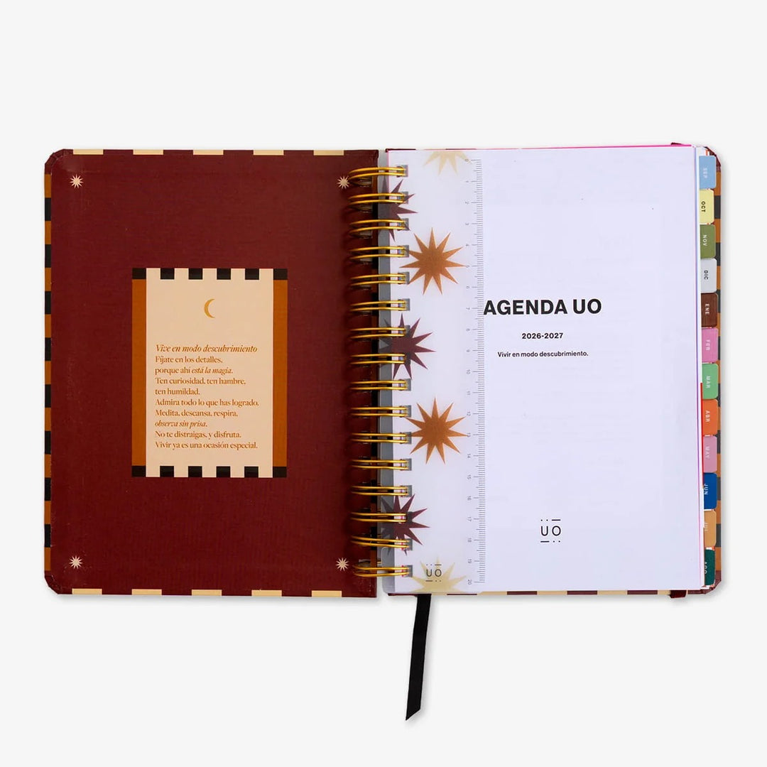 AGENDA ESCOLAR - UO, Universo Semana Vista 2026-27