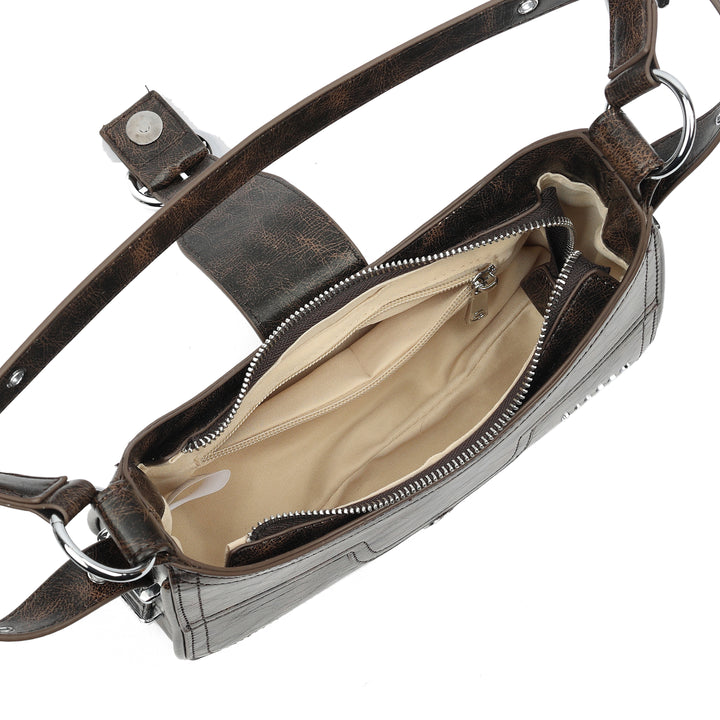 BOLSO - Silfen, Alba brown cracked