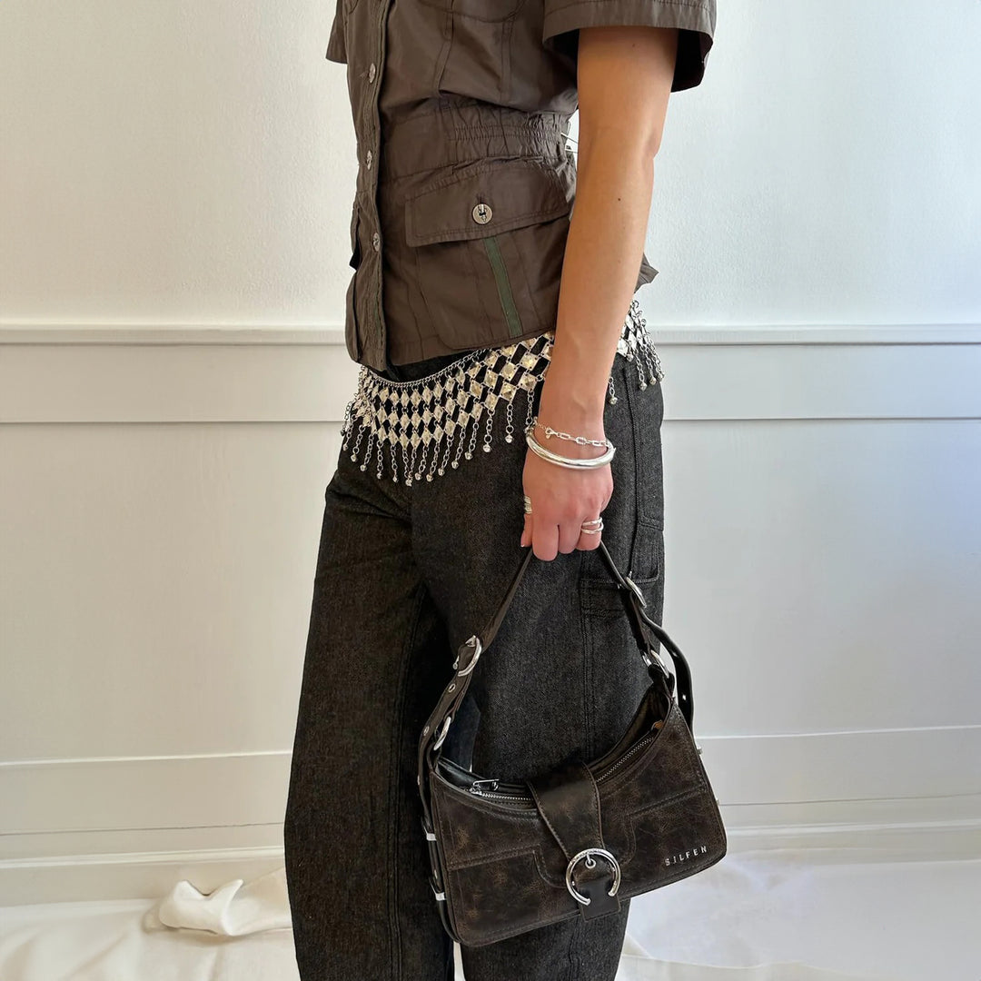 BOLSO - Silfen, Alba brown cracked
