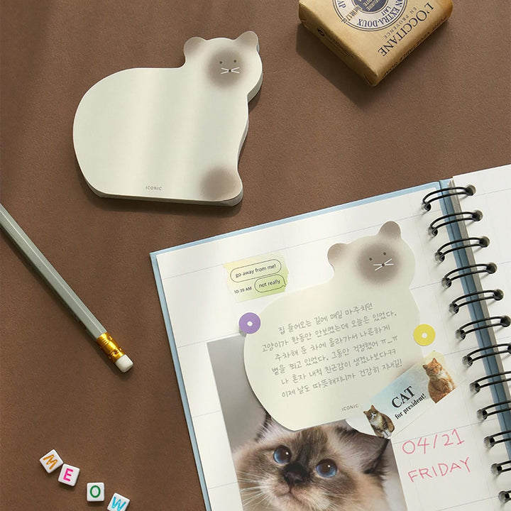 NOTAS ADHESIVAS - Iconic, 06 Cat Memo Pad