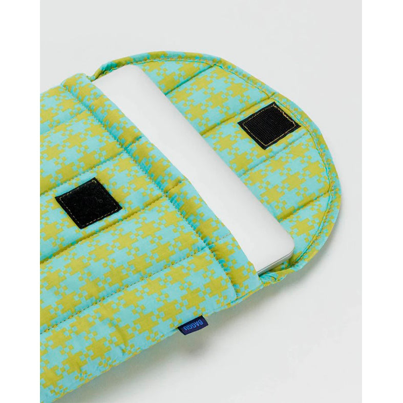 FUNDA DE PORTÁTIL 13''/14" - Baggu, Mint Pixel Gingham