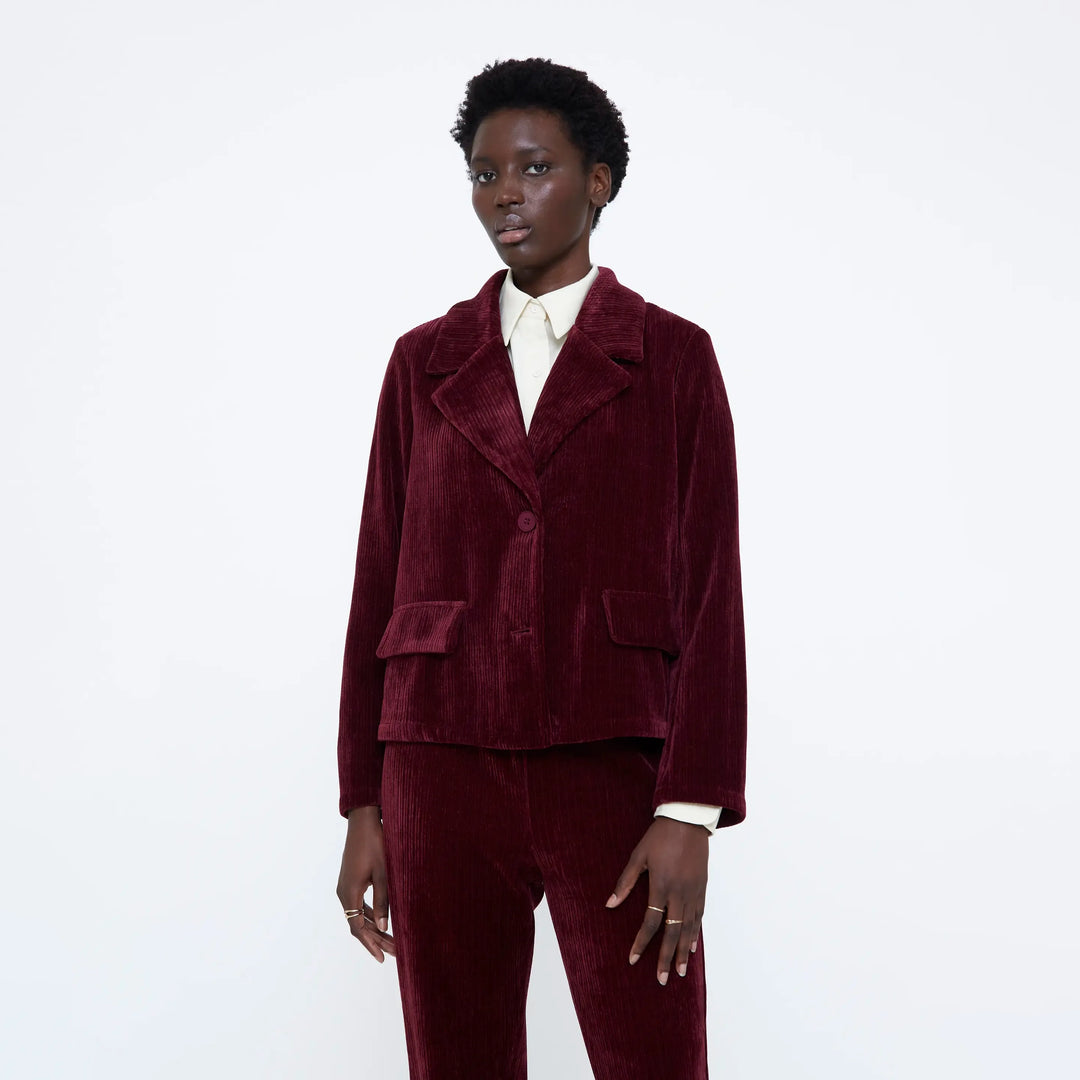 BLAZER - Wild Pony, Terciopelo burdeos