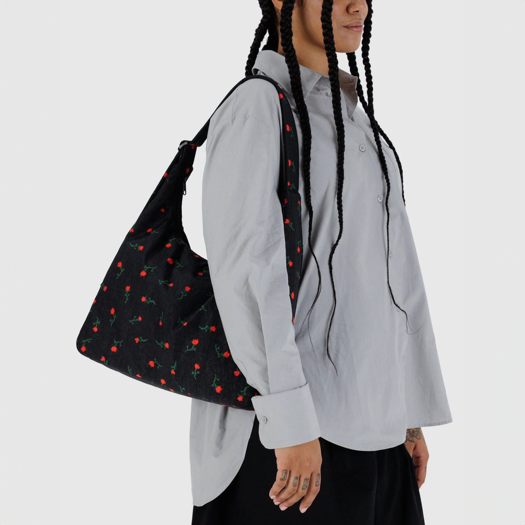 BOLSO - Baggu, Painted Wildflower Nylon Shoulder Bag