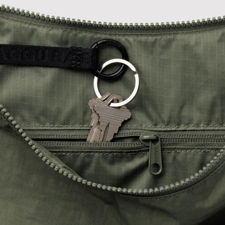 BORSA - Baggu, Deep Sea Large Nylon Crescent Bag