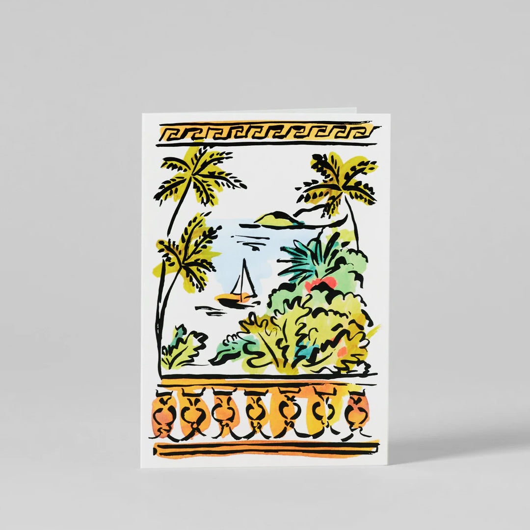 TARJETA FELICITACIÓN - Wrap Magazine, Balcony View