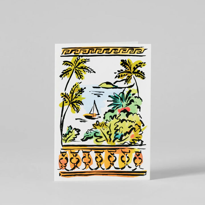 TARJETA FELICITACIÓN - Wrap Magazine, Balcony View