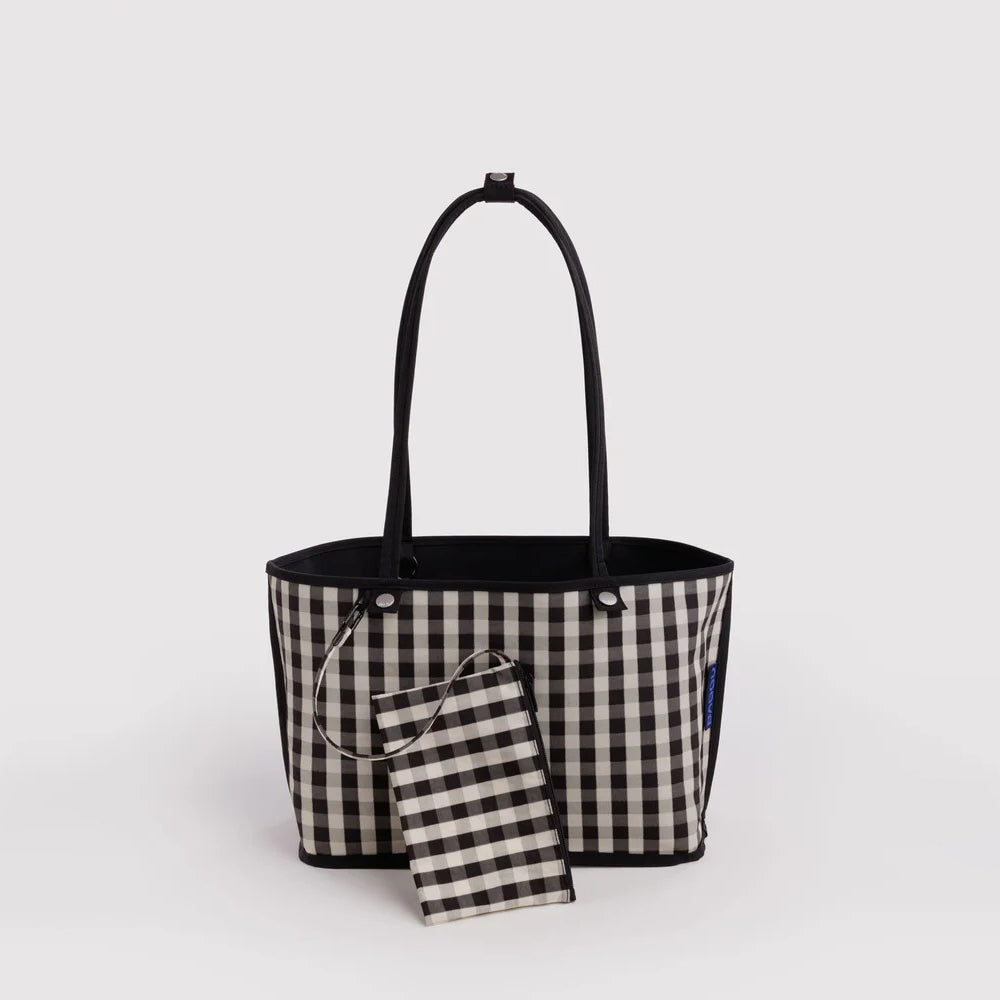BOLSO - Baggu, Black Mix Medium Nylon Reversible Tote