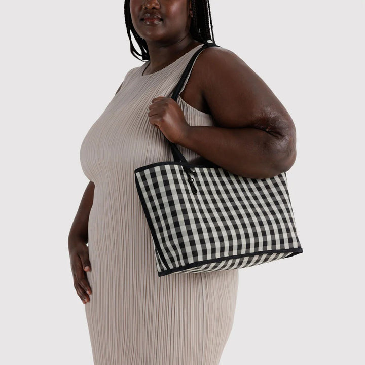 BOLSO - Baggu, Black Mix Medium Nylon Reversible Tote