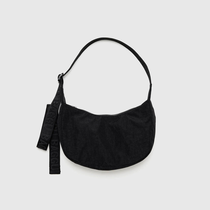 BOLSO - Baggu, Small Crescent Nylon Bag Black