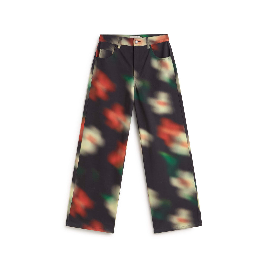 PANTALONI - Thinking Mu, gamba larga a righe blu totenham Hedda