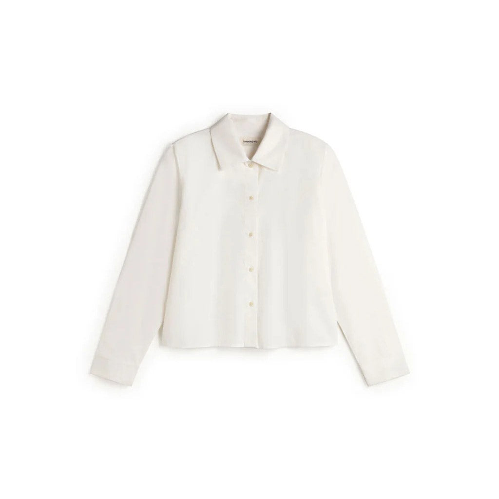 BLUSA - Thinking Mu, Duna blanca popelín