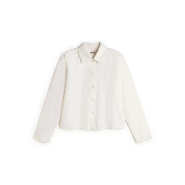 BLUSA - Thinking Mu, Duna blanca popelín