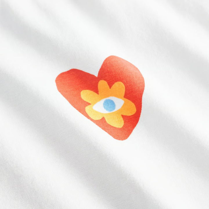 CAMISETA - DEDICATED, Vadstena Good Vibes White
