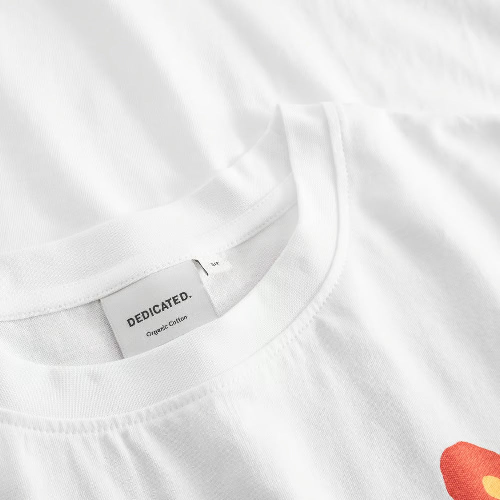 CAMISETA - DEDICATED, Vadstena Good Vibes White