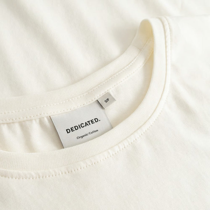 CAMISETA - DEDICATED, Visby Watercolor Cat Off-White