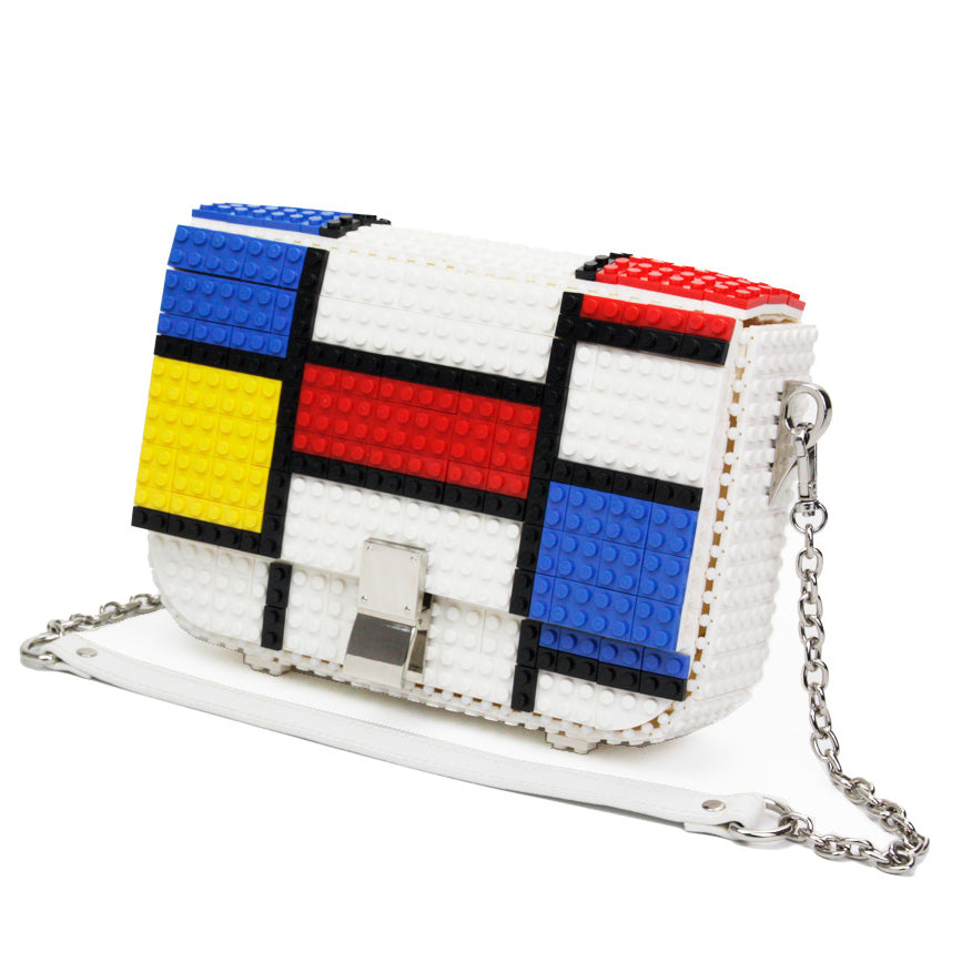 BOLSO - Bag & Block, Mondrian Blanco M