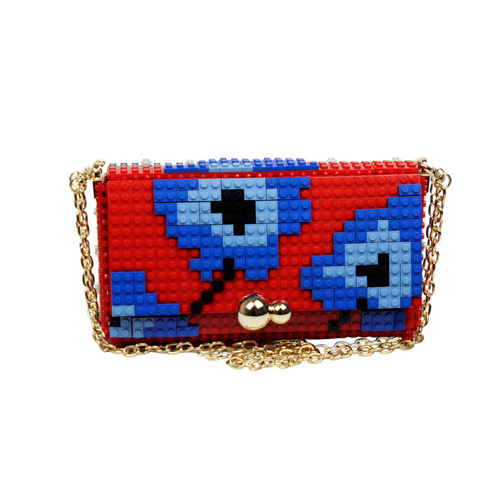 BOLSO - Bag & Block, Flower Tapestry rojo