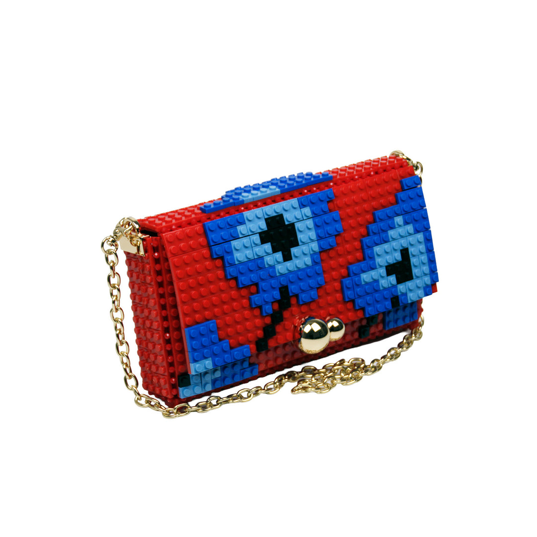 BOLSO - Bag & Block, Flower Tapestry rojo