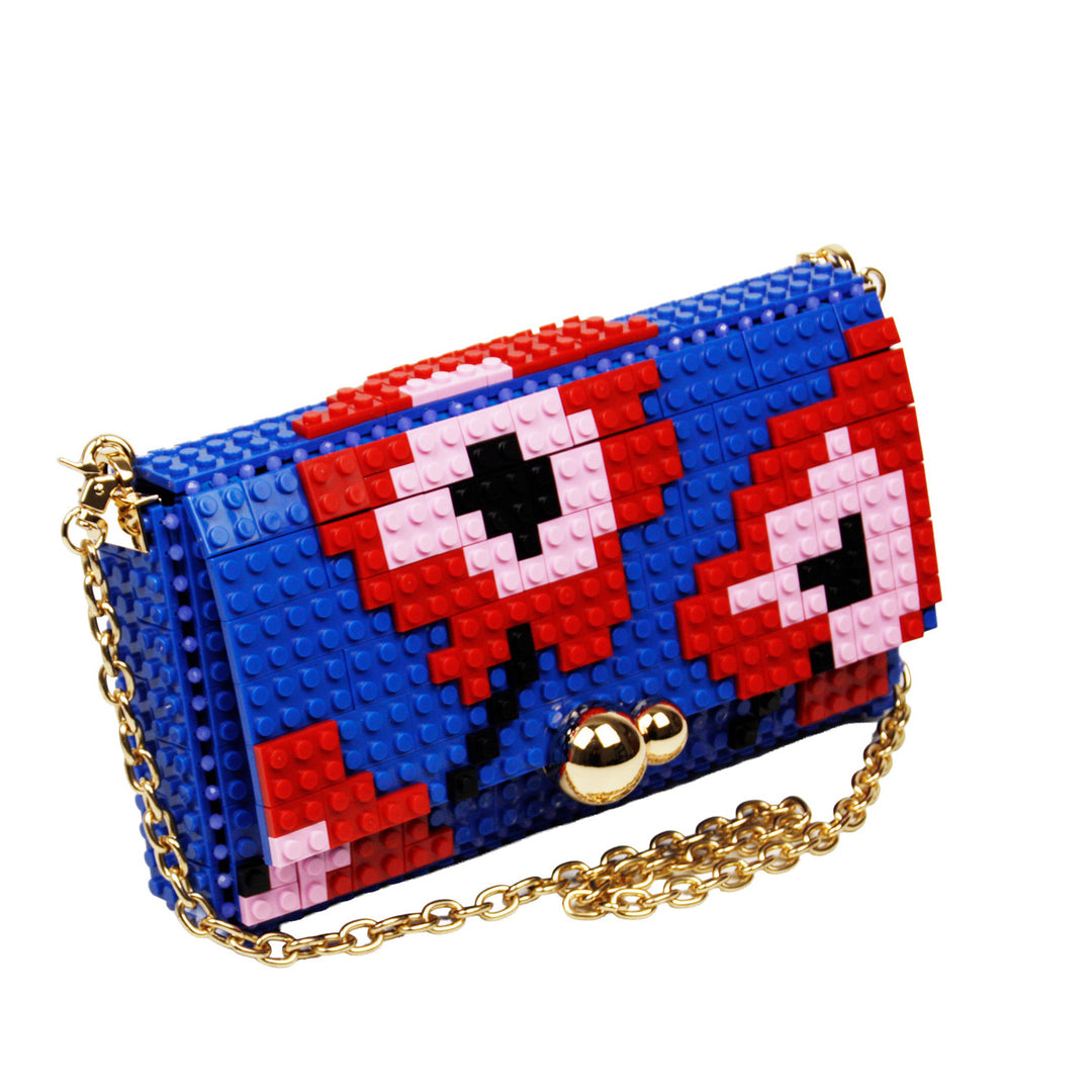 BOLSO - Bag & Block, Flower Tapestry Azul S
