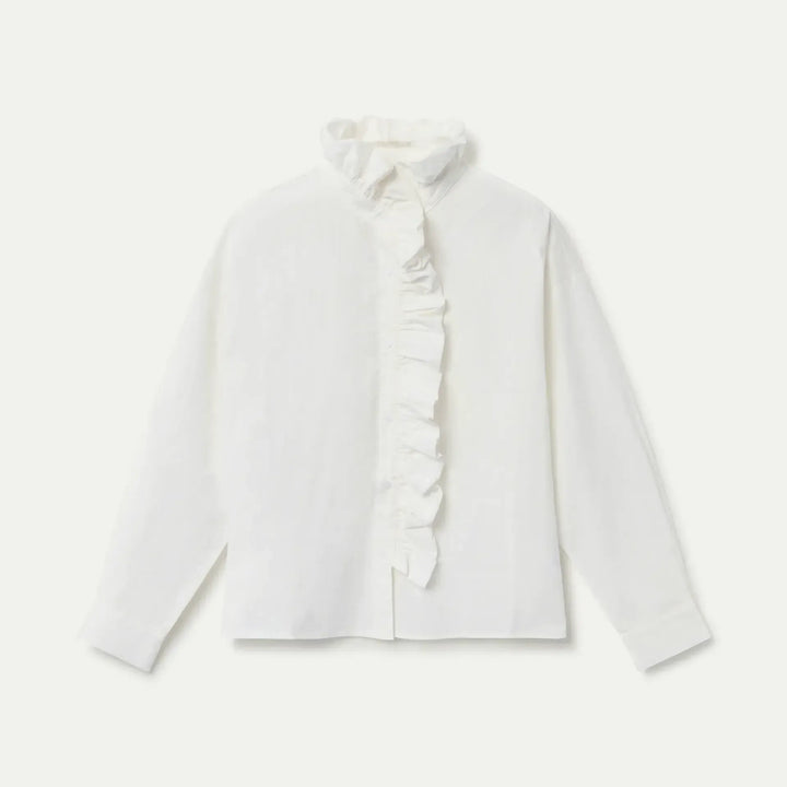 CAMISA - Compañía Fantástica, Volantes blanca