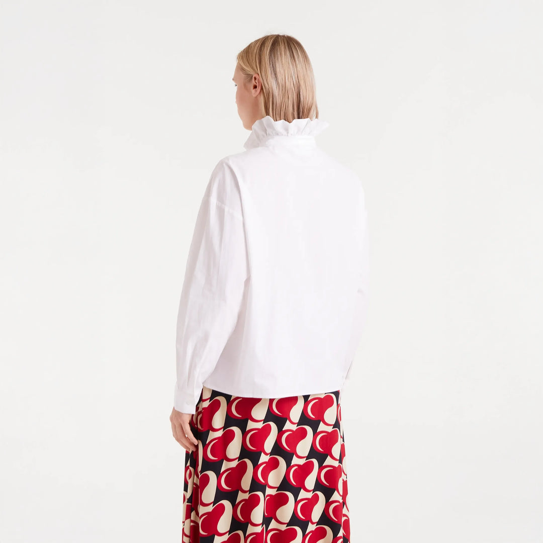CAMISA - Compañía Fantástica, Volantes blanca